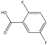 2,5-Difluorobenzoic acid Struktur