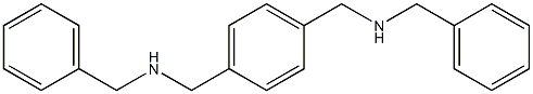 N,N'-bis(phenylMethyl)-1,4-benzenediMethanaMine Struktur