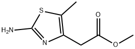 Methyl 2-(2-AMino-5-Methyl-4-thiazolyl)acetate Struktur