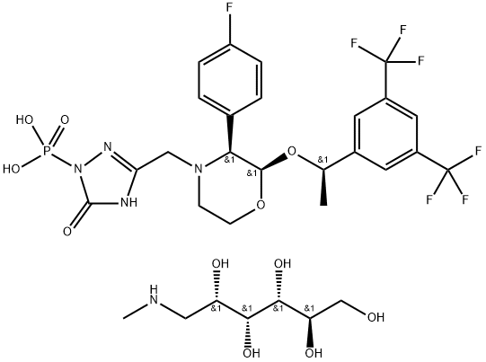 Fosaprepitant dimeglumine Structure