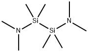 1,2-BIS(DIMETHYLAMINO)TETRAMETHYLDISILANE Struktur