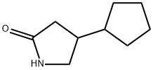 2-Pyrrolidinone,4-cyclopentyl-(9CI) Struktur