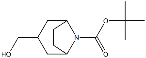 exo-8-Boc-8-azabicyclo[3.2.1]octane-3-Methanol Struktur