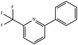 2-Phenyl-6-(trifluoromethyl)pyridine Struktur