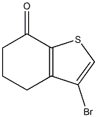 3-溴-5,6-二氫苯并[B]噻吩-7(4H)-酮 結(jié)構(gòu)式