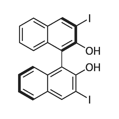 R-3,3'-diiodo-[1,1'-Binaphthalene]-2,2'-diol Struktur