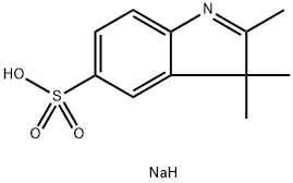 sodiuM 2,3,3-triMethyl-3H-indole-5-sulfonate Struktur