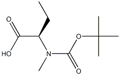 N-Boc-(R)-2-(MethylaMino)butyric acid Struktur