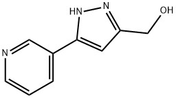 (5-(Pyridin-3-yl)-1H-pyrazol-3-yl)Methanol Struktur