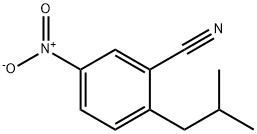 2-Isobutyl-5-nitrobenzonitrile Struktur