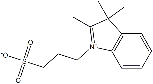 2,3,3-triMethyl-1-(3-sulfopropyl)-3H-IndoliuM,hydroxide,inner salt Struktur