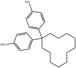 Phenol, 4,4'-cyclododecylidenebis- Struktur