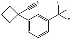 1-(3-(TrifluoroMethyl)phenyl)cyclobutanecarbonitrile Struktur