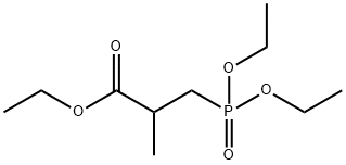 3-(Diethoxyphosphinyl)-2-methylpropanoic acid ethyl ester Struktur