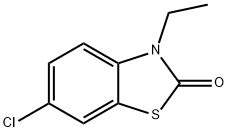 6-Chloro-3-ethylbenzo[d]thiazol-2(3H)-one Struktur