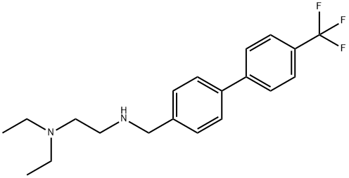 1,2-Ethanediamine, N1,N1-diethyl-N2-[[4′-(trifluoromethyl)[1,1′-biphenyl]-4-yl]methyl]- Struktur