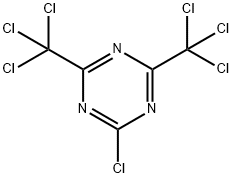 2-chloro-4,6-bis(trichloroMethyl)-1,3,5-triazine Struktur