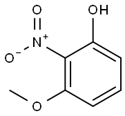 3-メトキシ-2-ニトロフェノール 化學(xué)構(gòu)造式