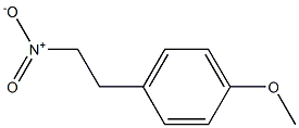 1-Methoxy-4-(2-nitroethyl)benzene Struktur