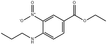 ETHYL 3-NITRO-4-(PROPYLAMINO)BENZOATE Struktur