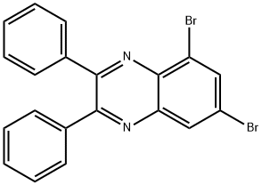 5,7-DibroMo-2,3-diphenylquinoxaline Struktur