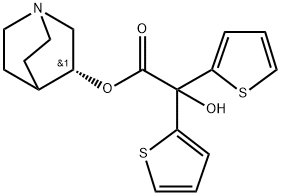 2-Thiopheneacetic acid, α-hydroxy-α-2-thienyl-, (3R)-1-azabicyclo[2.2.2]oct-3-yl ester