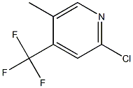 2-Chloro-5-methyl-4-(trifluoromethyl)pyridine Struktur