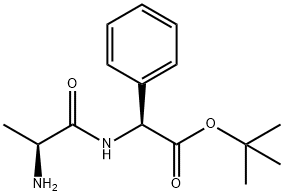 N-(L-alanyl)-(2S)-2-phenylglycine tert-butyl ester Struktur