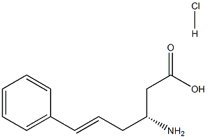 (R)-3-AMINO-5-PHENYL-PENTANOIC ACID HCL Struktur