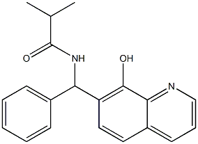 PropanaMide, N-[(8-hydroxy-7-quinolinyl)phenylMethyl]-2-Methyl Struktur