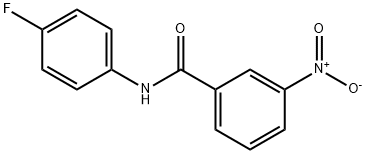 N-(4-fluorophenyl)-3-nitrobenzamide Struktur