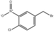 4-(BroMoMethyl)-1-chloro-2-nitrobenzene Struktur