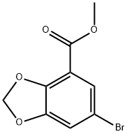 Methyl 6-broMobenzo[d][1,3]dioxole-4-carboxylate Struktur