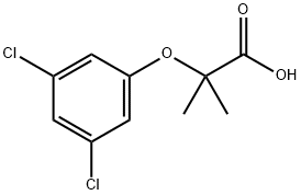 2-(3,5-Dichlorophenoxy)-2-Methylpropanoic acid Struktur