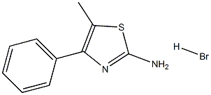 5-Methyl-4-phenyl-1,3-thiazol-2-aMine hydrobroMide Struktur