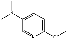 (6-Methoxy-pyridin-3-yl)-diMethyl-aMine Struktur