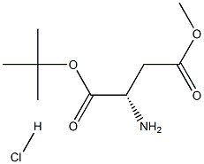 L-Aspartic acid 1-tert-butyl 4-Methyl Struktur