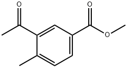 Methyl 3-acetyl-4-Methylbenzoate Struktur