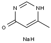 6-Methyl-4(1H)-pyrimidinone sodium salt Struktur