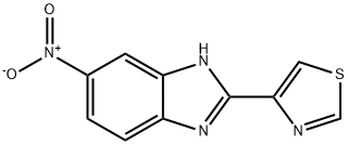 4-(5-nitro-1H-benzo[d]iMidazol-2-yl)thiazole Struktur