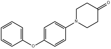 1-(4-phenoxyphenyl)piperidin-4-one Struktur