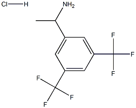 1-[3,5-Bis(trifluoroMethyl)phenyl]ethanaMine Hydrochloride Struktur