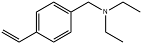 N-(p-Vinylbenzyl)diethylamine Struktur