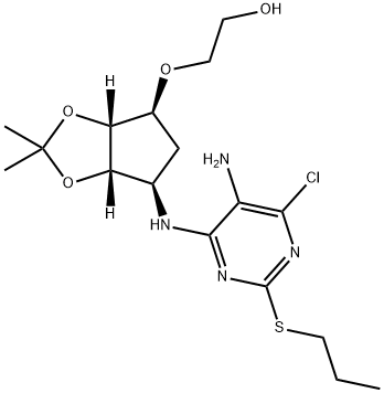 Ethanol, 2-[[(3aR,4S,6R,6aS)-6-[[5-aMino-6-chloro-2-(propylthio)-4-pyriMidinyl]aMino]tetrahydro-2,2-diMethyl-4H-cyclopenta-1,3-dioxol-4-yl]oxy]- price.