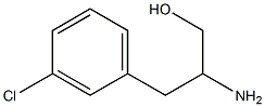 b-AMino-3-chlorobenzenepropanol Struktur