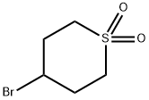 4-BroMotetrahydro-2H-thiopyran 1,1-dioxide Struktur