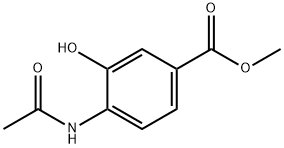 4-acetylaMino-3-hydroxy-benzoic acid Methyl ester Struktur