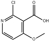 2-Chloro-4-Methoxy-3-pyridinecarboxylic acid Struktur