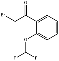 2-BroMo-1-(2-(difluoroMethoxy)phenyl)ethanone Struktur