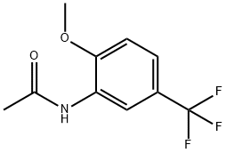 N-[2-methoxy-5-(trifluoromethyl)phenyl]acetamide Struktur